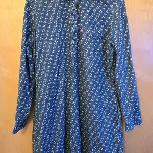 Levi's Blue Floral Denim Dress